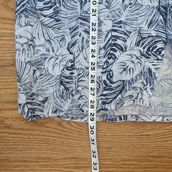 🔥 TASSO ELBA Mens Silk/Linen shirt short sleeve Beach Coastal vacation Sz XL - Picture 10 of 11